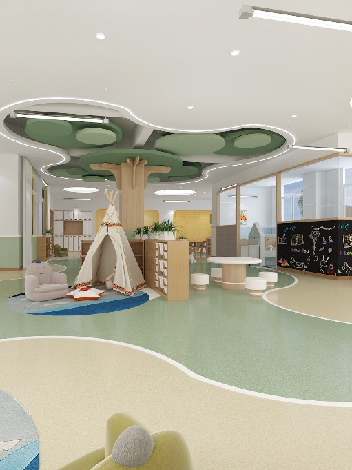 泗陽縣托育中心-金石裝飾設(shè)計(jì)案例