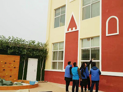 新鄉(xiāng)冠英雙語幼兒園裝修計案例