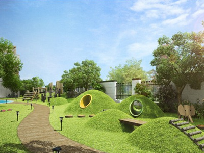 幼兒園景觀設(shè)計(jì)，核心塑造童趣性-金石裝飾幼兒園裝修設(shè)計(jì)