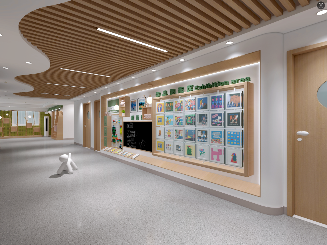 別讓走廊只當通道！幼兒園這波創(chuàng)意設(shè)計，把互動小世界搬進來了